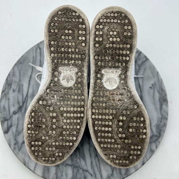 Adidas Womens 7 Stan Smith Tennis Shoe White Low Top Classic Lace Up Sneaker - Picture 7 of 11